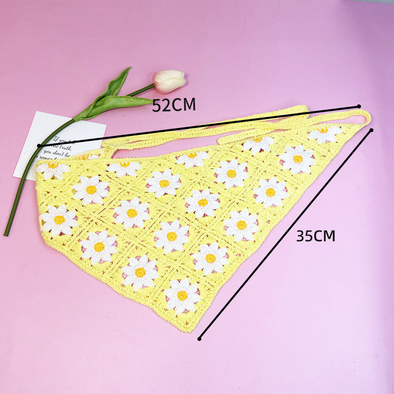 All-matching Triangular Binder Knitted Hair Band