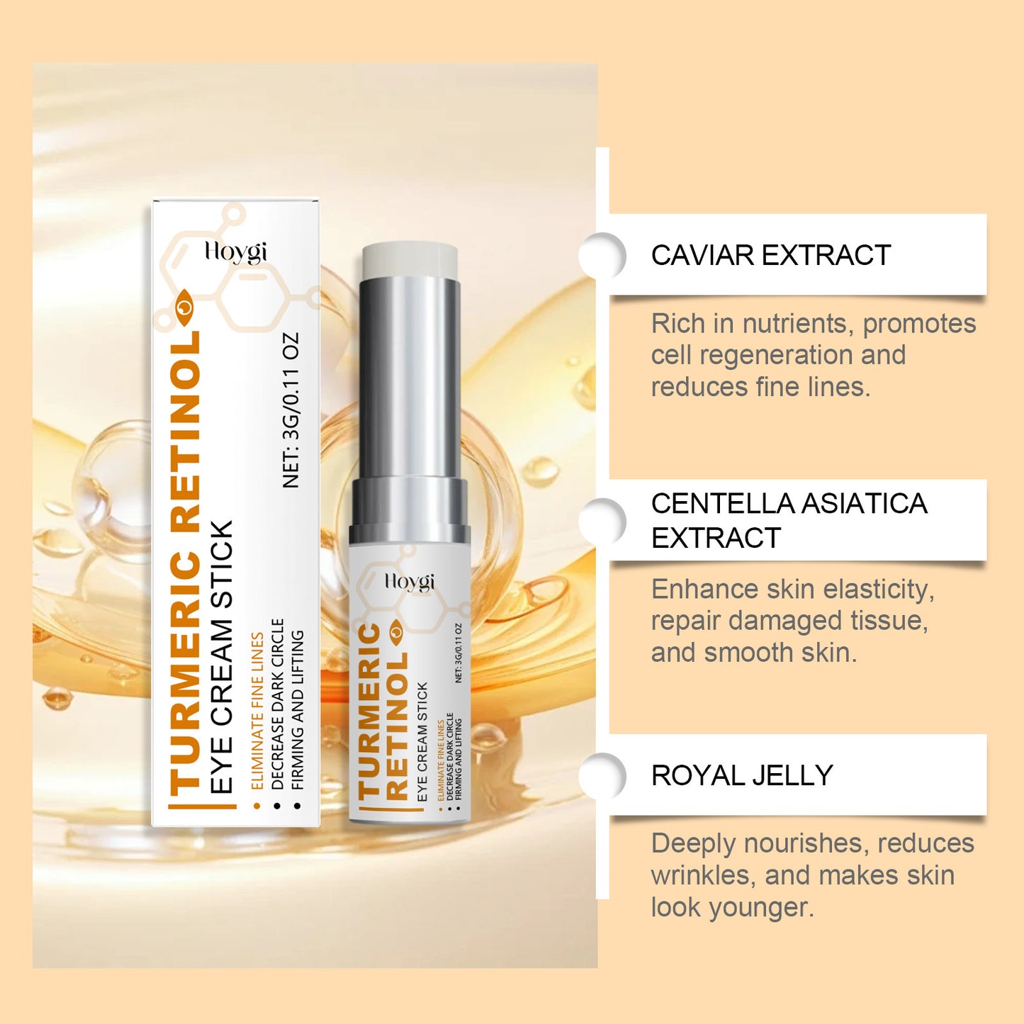 Nourishing Moisturizing Hydrating And Fading Eye Fine Lines Care Eye Skin Eye Cream Stick