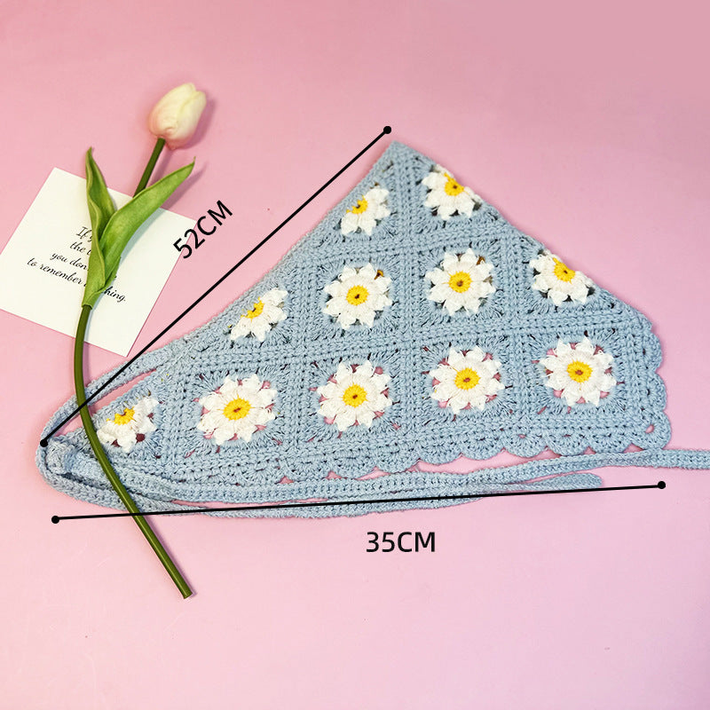 All-matching Triangular Binder Knitted Hair Band