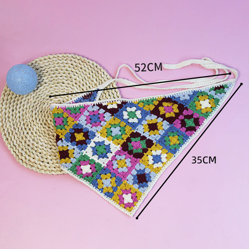 All-matching Triangular Binder Knitted Hair Band