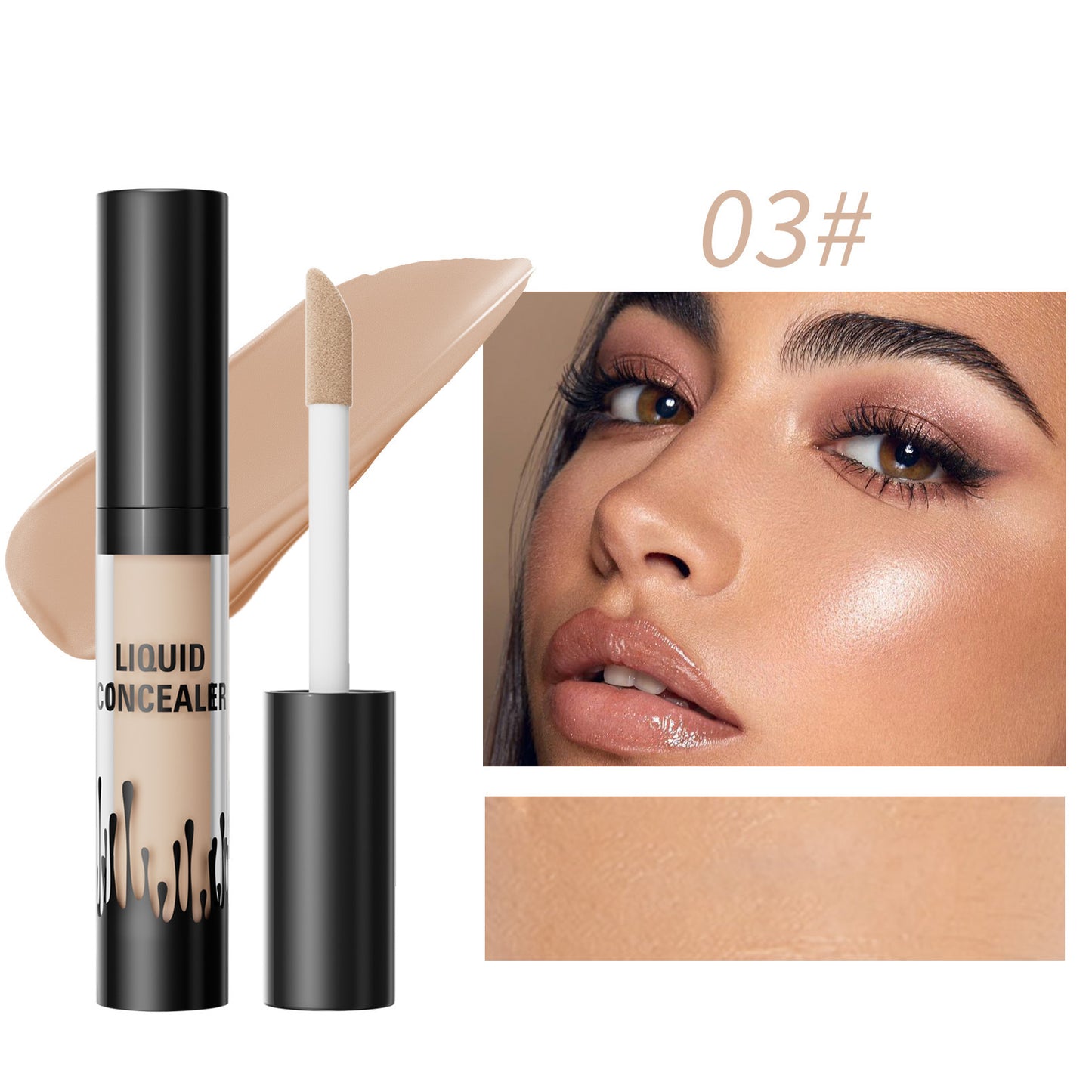 Natural Fit Liquid Concealer Waterproof And Sweat-resistant