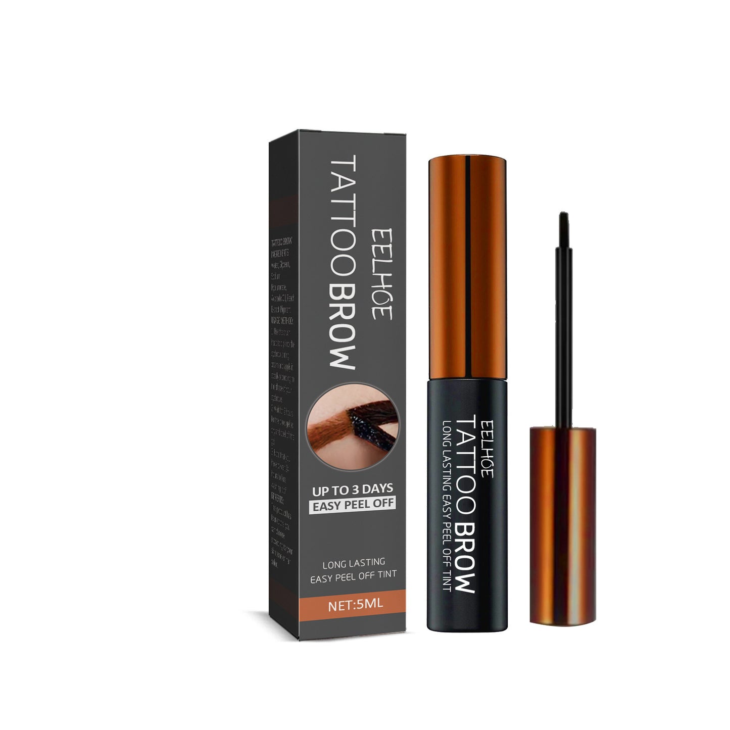 Waterproof And Sweat-proof Not Easy To Smudge Create Three-dimensional Natural Wild Tear And Pull Eyebrow Cream