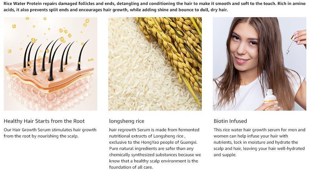Rice Water Sheng Jiang Wang Hair Nutrient Solution Anti-shedding