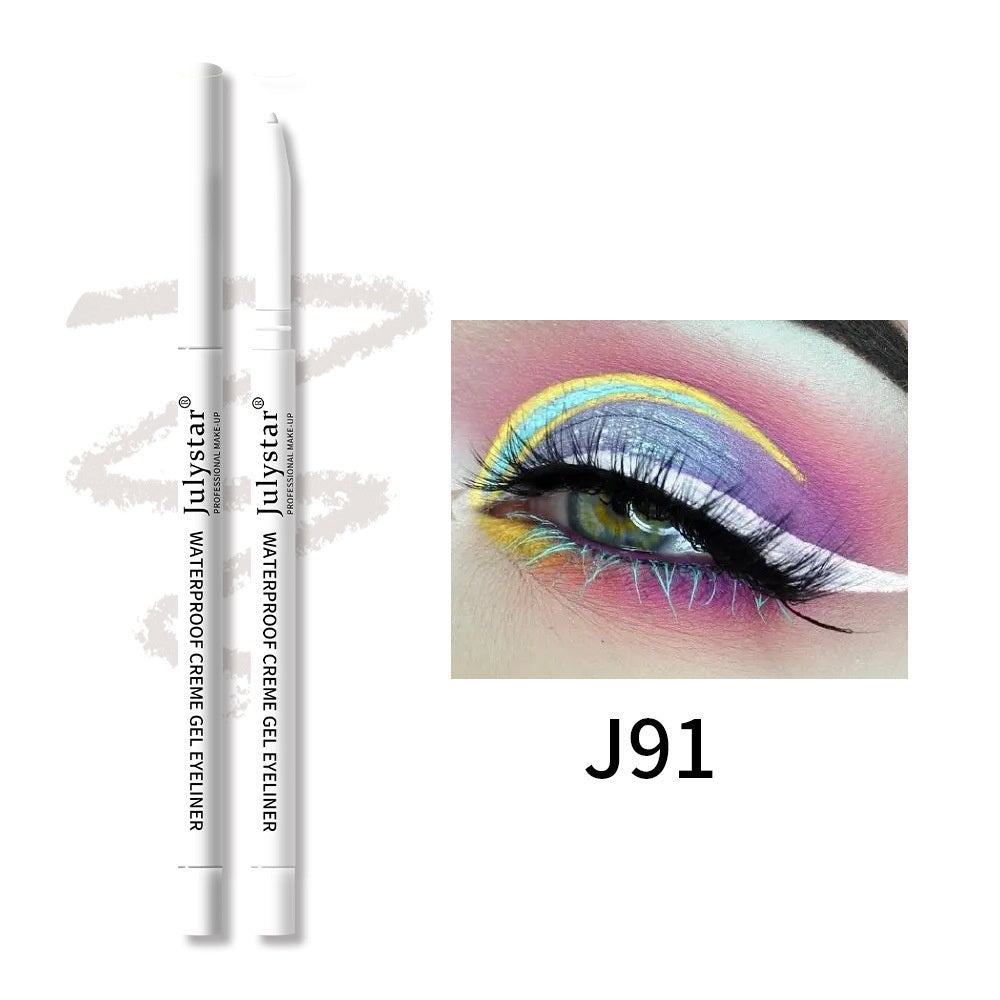 Color UV Fluorescent Eyeliner Waterproof And Oil-proof Not Smudge