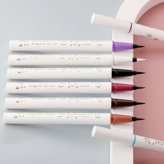 Colorful Waterproof Easy To Color Slim Beginner Liquid Eyeliner Not Smudge