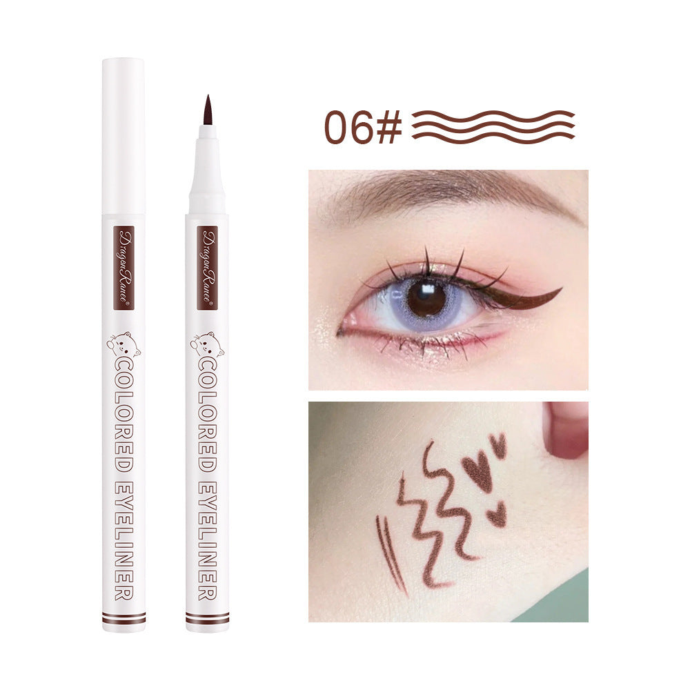 Color Waterproof Eyeliner Liquid Pen Sweat-proof, Non-dizzy And Waterproof