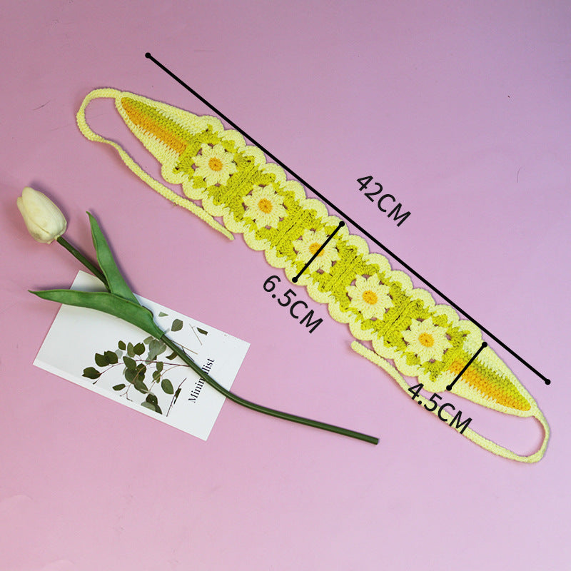 All-matching Triangular Binder Knitted Hair Band