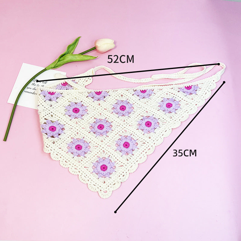 All-matching Triangular Binder Knitted Hair Band