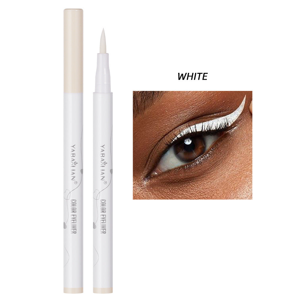 Color Eyeliner Not Easy To Smudge Waterproof Thin Heel