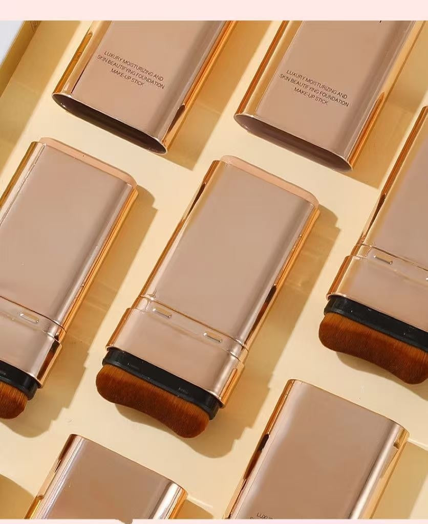 Double-headed Brush Head Light And Transparent Liquid Foundation
