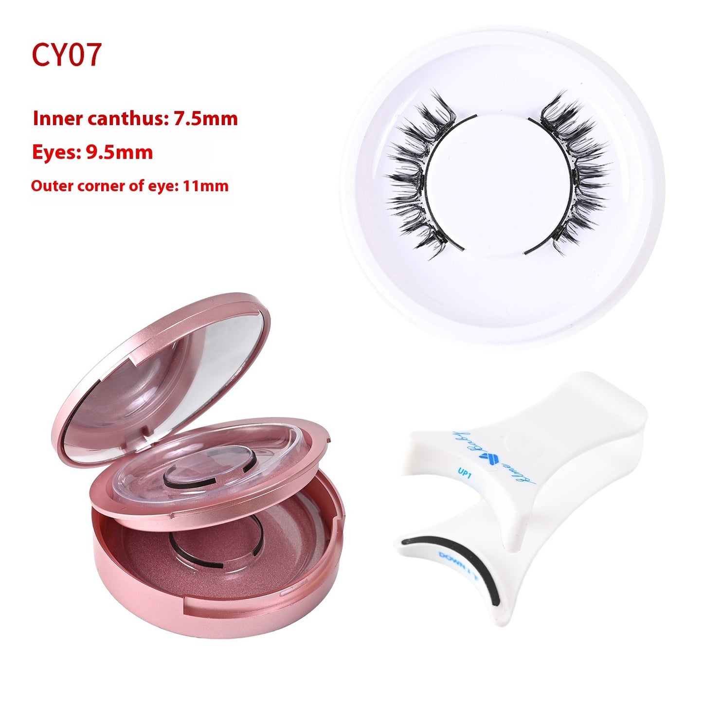 Magnetic Glue-free Three False Eyelashes Suit Collection Use Natural Simulation Long-lasting