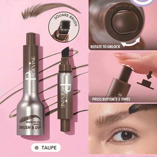 Brow Cream Big Brush Eyebrow Hairline Multi-purpose Not Smudge Press Wild Eyebrow Pencil