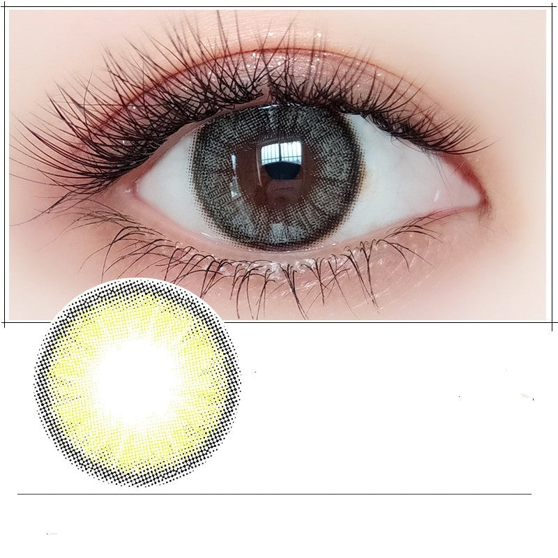 Beauty Pupil Male Students Natural Blue Male Gray Myopia Brown