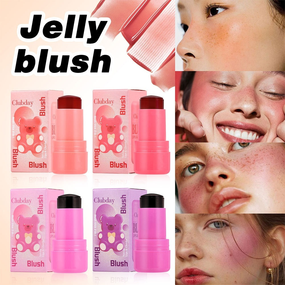Bouncy Fruit Flavor Dyed Lip Brush Lip And Cheek Dual-use Natural Repair Lip Gloss Stick