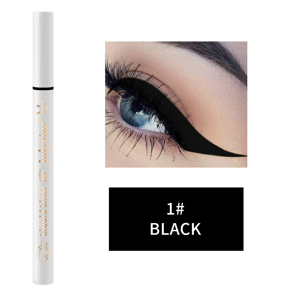 Colorful Waterproof Easy To Color Slim Beginner Liquid Eyeliner Not Smudge