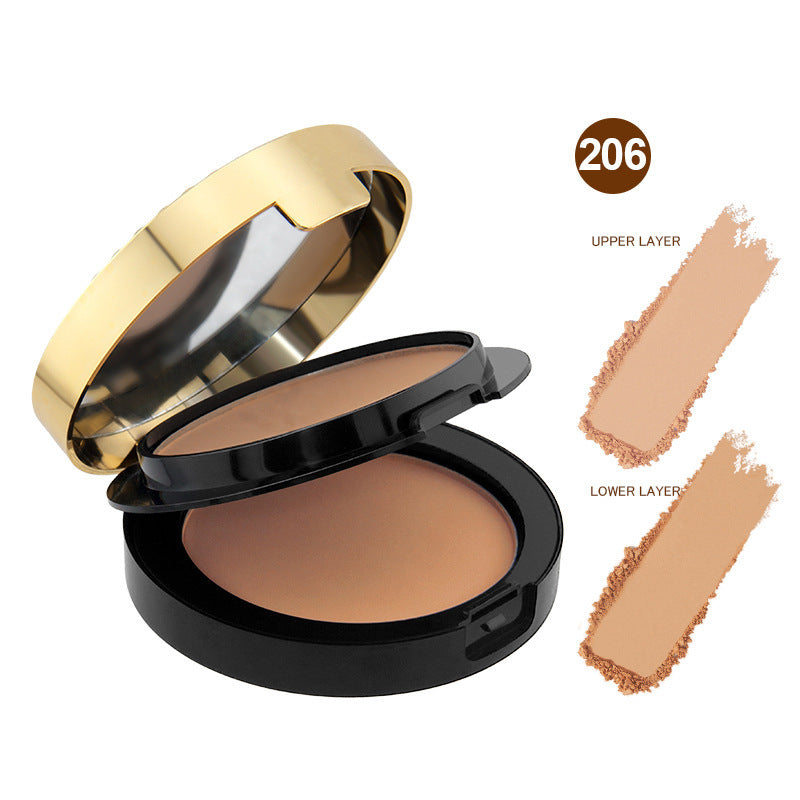 Peacock 24k Gold Diamand Repair Double Layer Powder