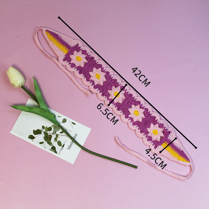 All-matching Triangular Binder Knitted Hair Band