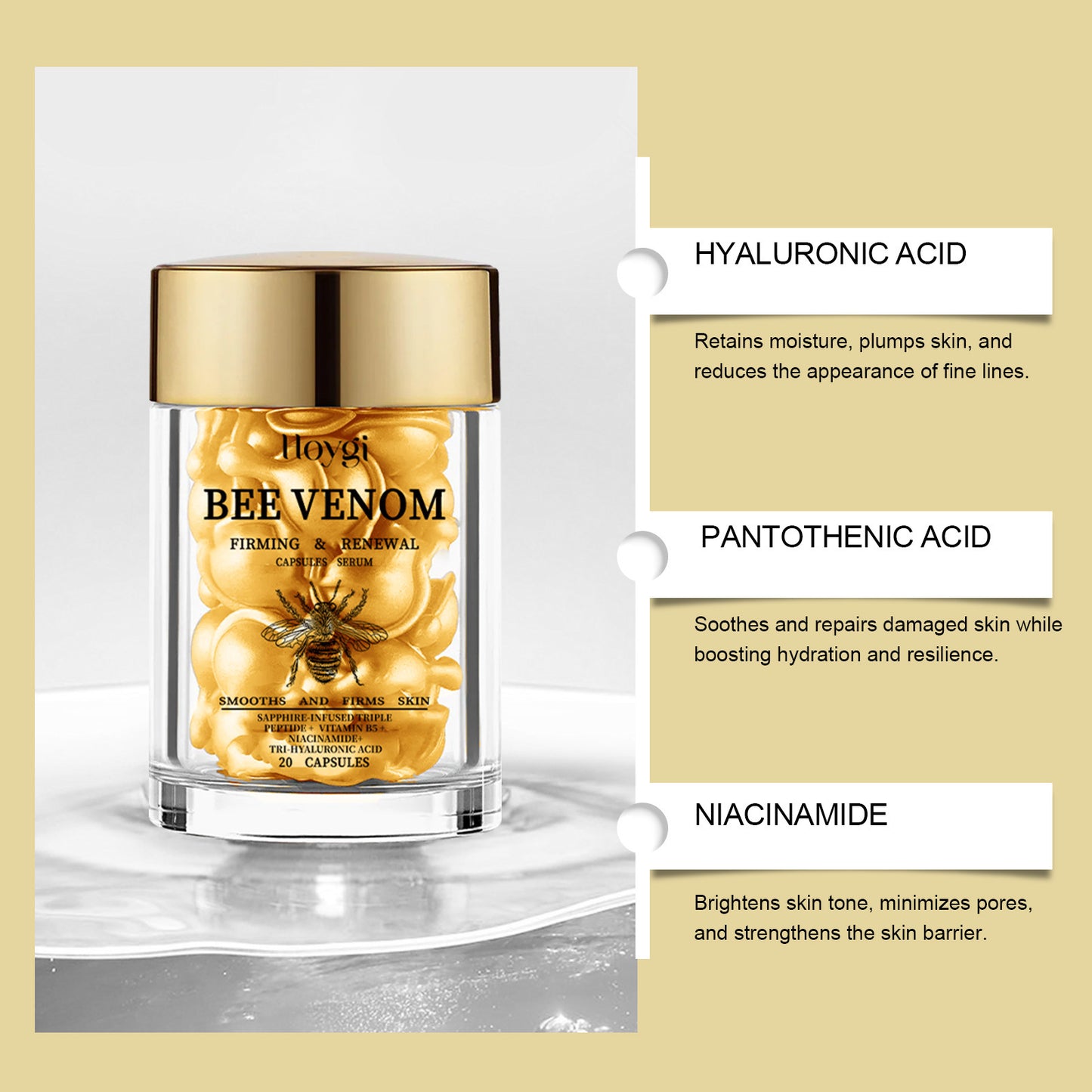 Nourishing Moisturizing Improve Skin Youthful Vitality Firming Skin Care Capsule