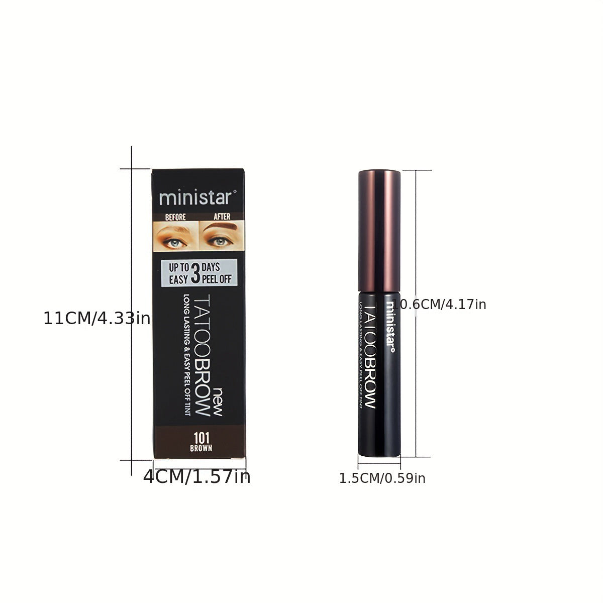 Durable Waterproof And Sweatproof Tear And Pull Eyebrow Cream