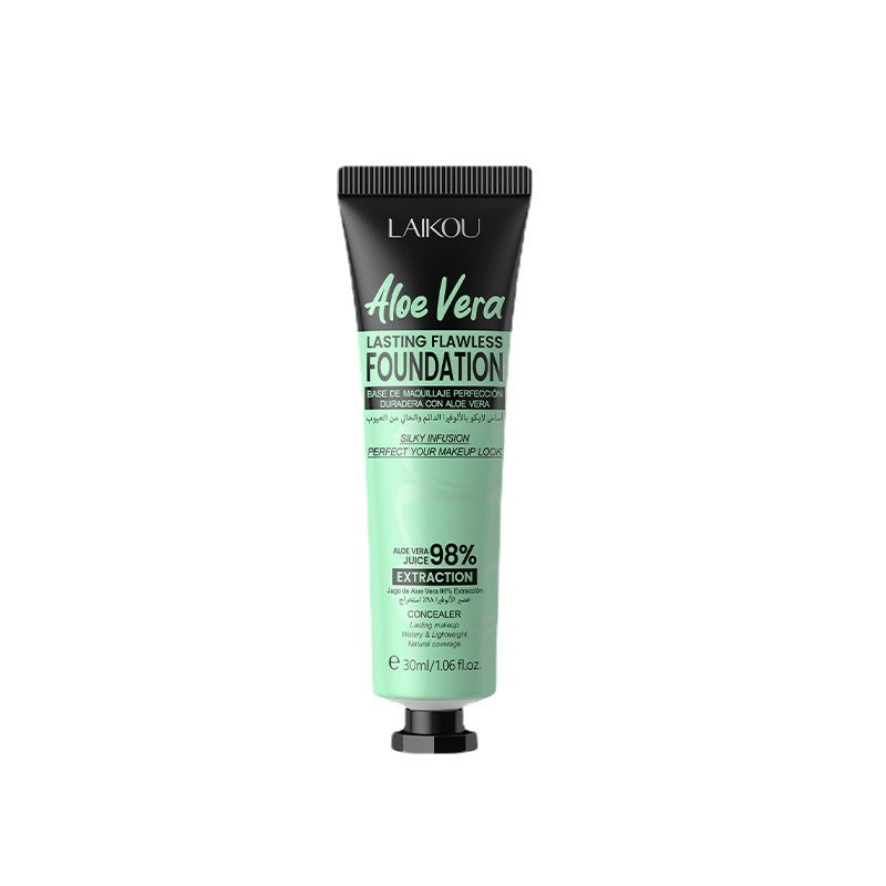 Aloe Liquid Foundation Two-color Cover Blemishes Skin Lifting Plant Extract