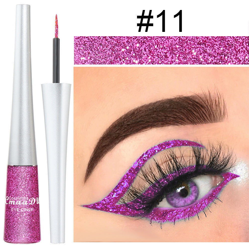 Creative Multicolor Glitter Powder Liquid Eyeliner