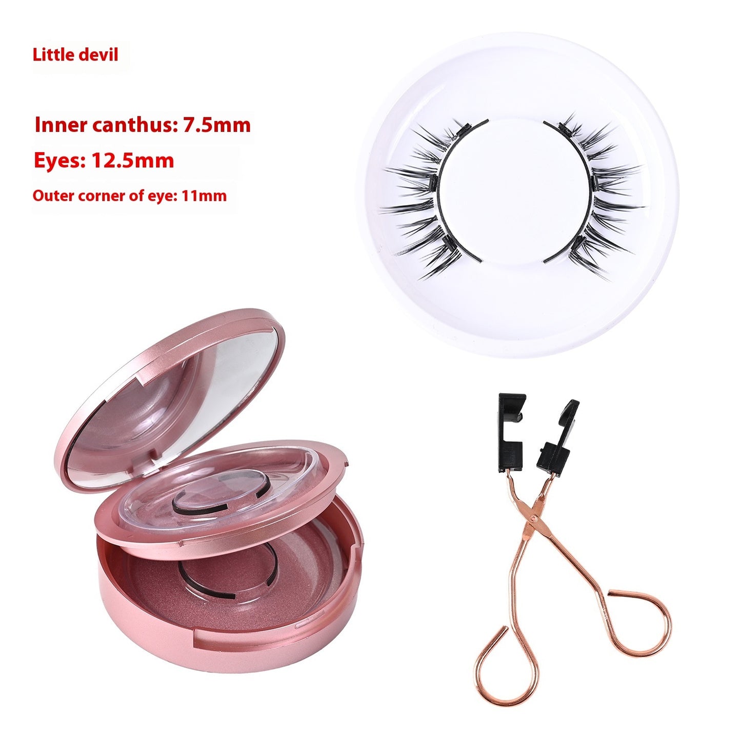 Magnetic Glue-free Three False Eyelashes Suit Collection Use Natural Simulation Long-lasting