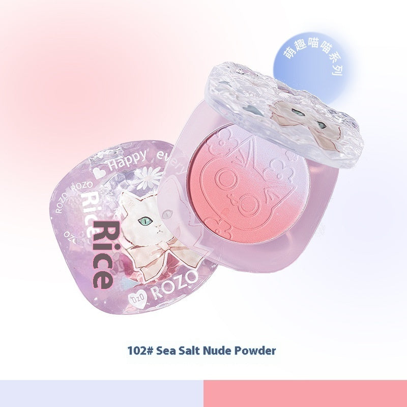 Two-tone Gradient Natural Brightening Matte Repair Blusher Plate