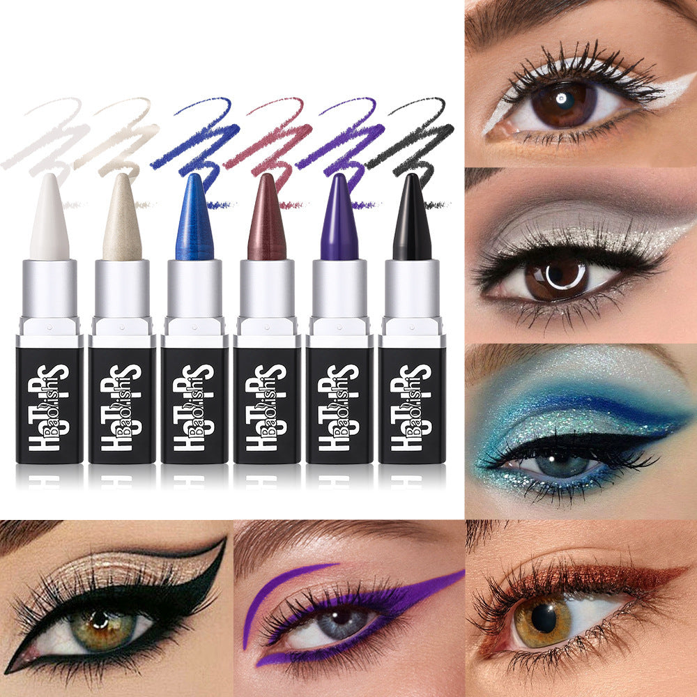Colorful Pearlescent Creamy Eyeliner Waterproof And Oil-proof Not Smudge