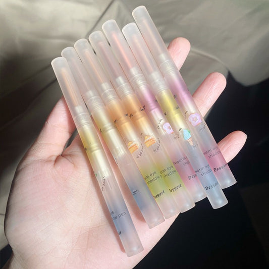 High Light Sleeping Silkworm Pen Sweet Line Fruit Shadow Pen