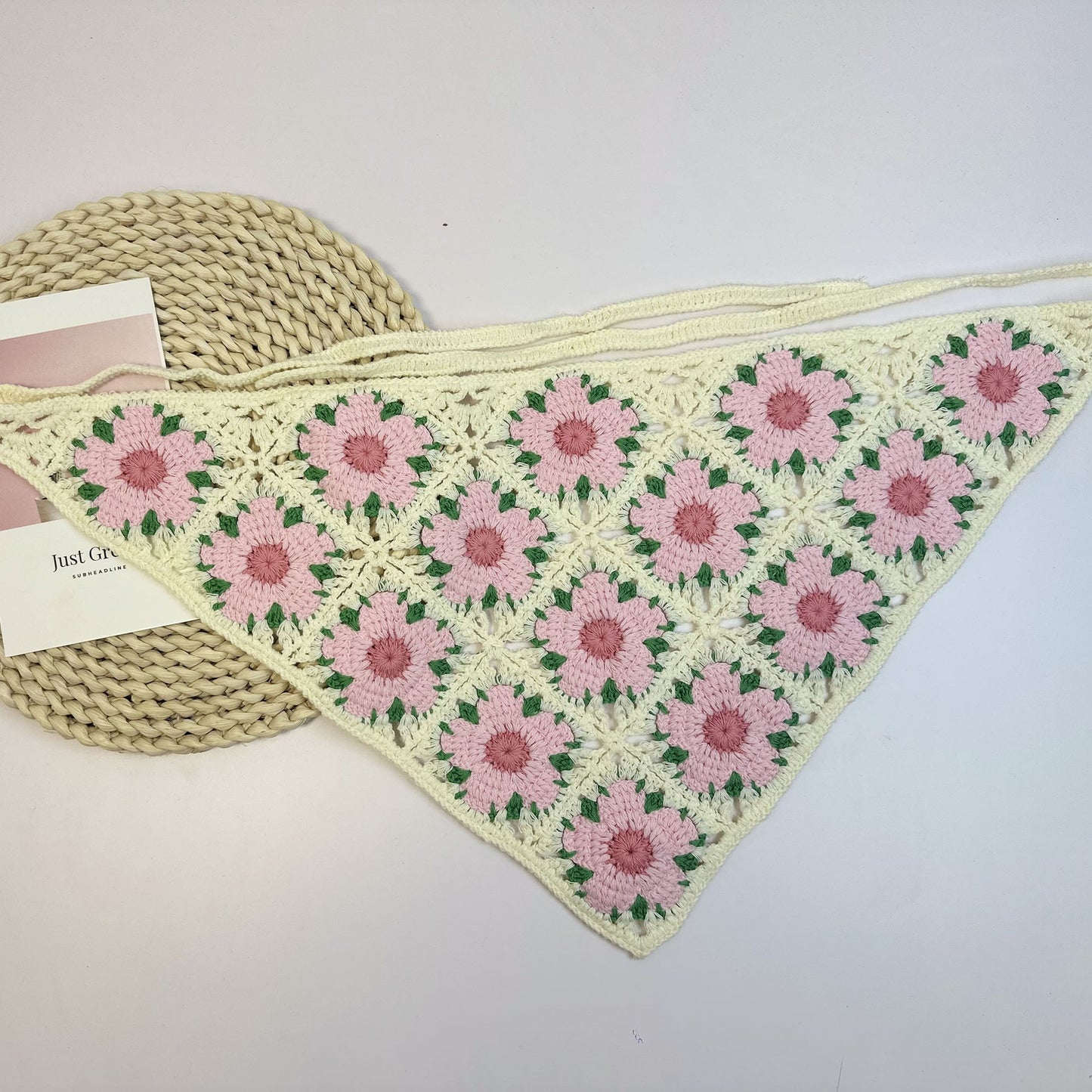 All-matching Triangular Binder Knitted Hair Band