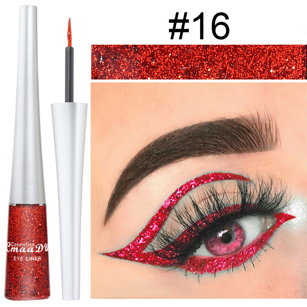 Creative Multicolor Glitter Powder Liquid Eyeliner