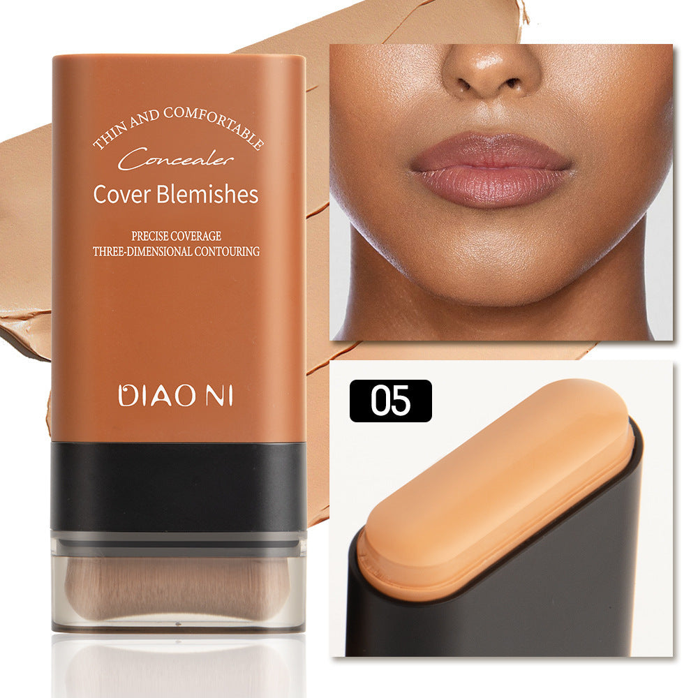 DIAONI With Brush 5 Colors 20g Moisturizing Light Transparent Concealing Foundation