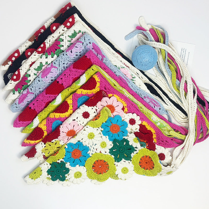 All-matching Triangular Binder Knitted Hair Band