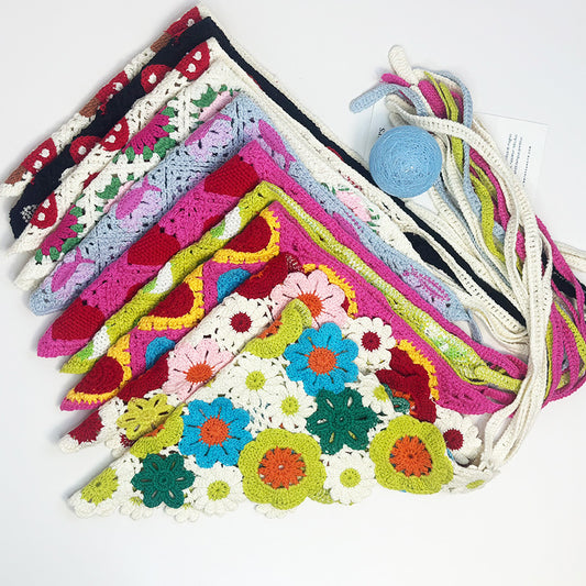 All-matching Triangular Binder Knitted Hair Band