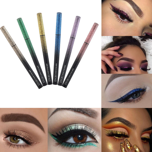 Color Quick Drying Starry Pearlescent Eyeliner