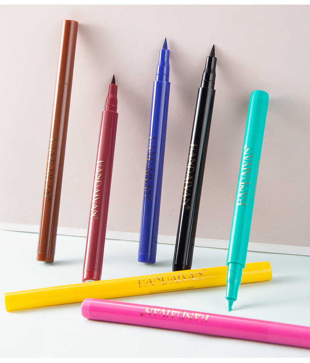 12color Matte Color  Quickdrying And Not Easy To Smudge Liquid Eyeliner Pen