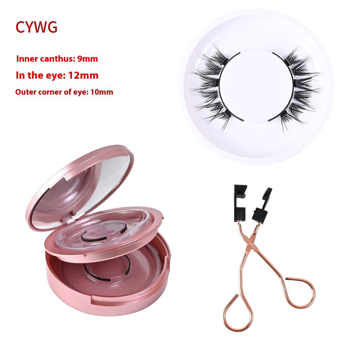 Magnetic Glue-free Three False Eyelashes Suit Collection Use Natural Simulation Long-lasting