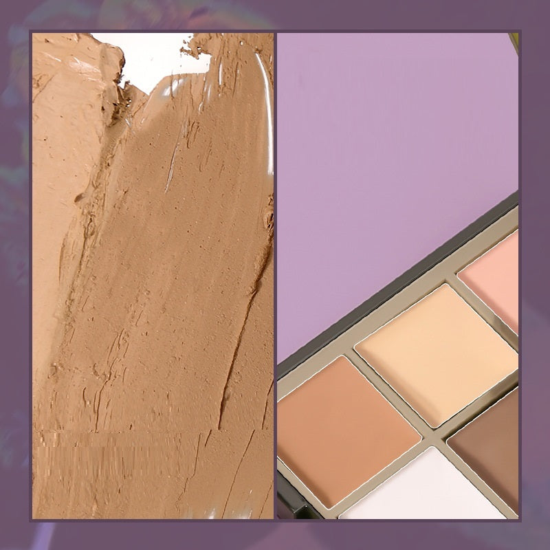 Five Color Contouring Palette Waterproof Concealer Matte Nose Shadow