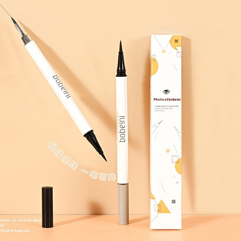 Dual Head Dual-use Liquid Eyeliner Eye Shadow Pen Not Easy To Smudge