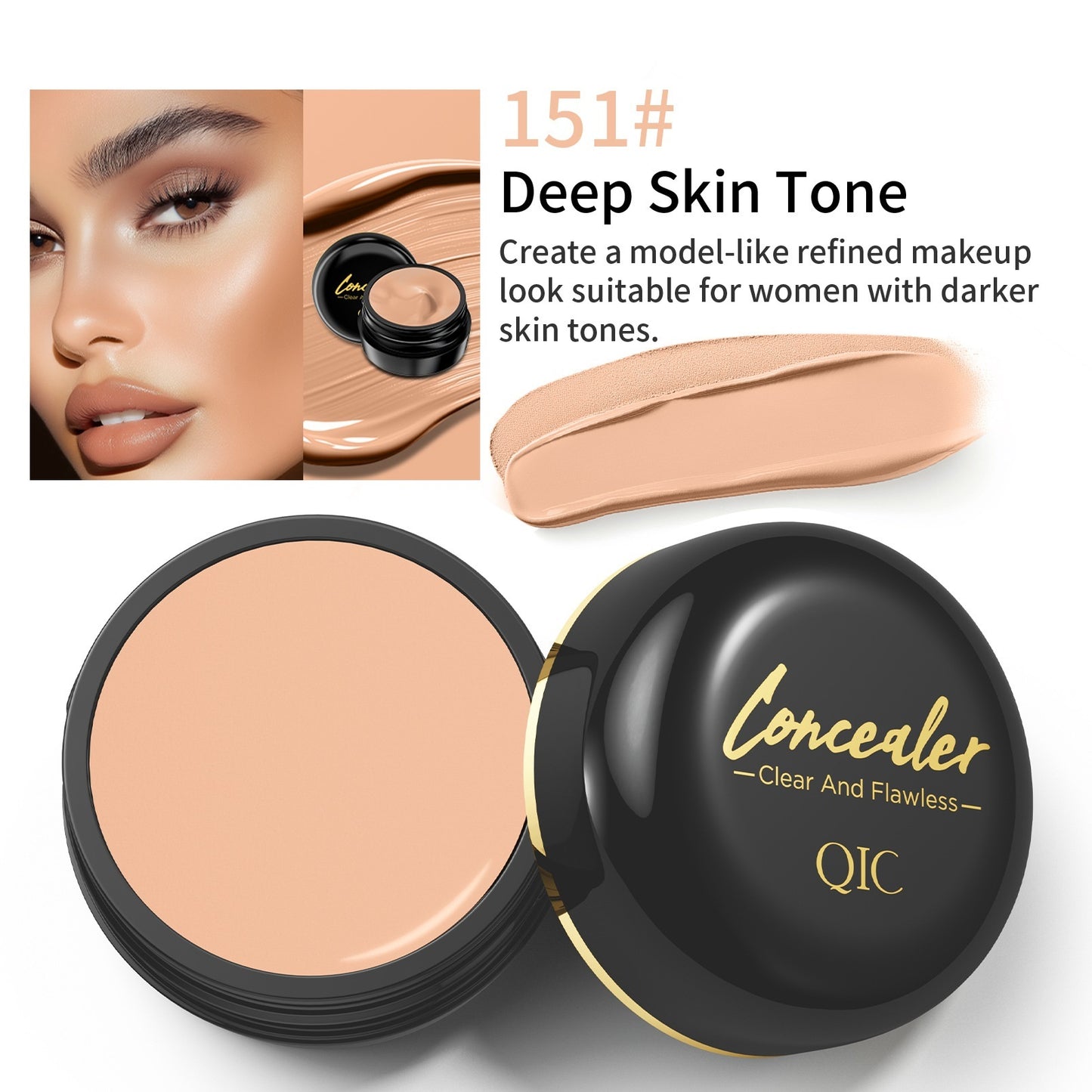 Concealer Cover Tattoo Spots Acne Marks Dark Circles Invisible Pores