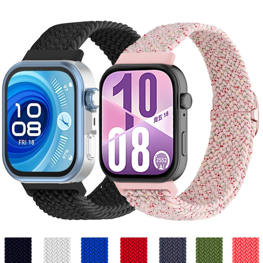Braided Solo Loop Strap for Huawei watch Fit 3 4 pro Accessories Adjustable sport Replacement correa bracelet huawei fit3 4 band