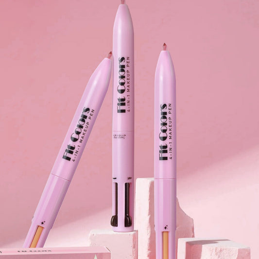 Four-in-one Multifunctional Portable Cosmetic Brush