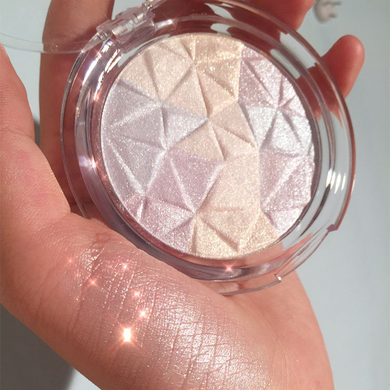 Mixed Color Crystal Diamond Highlighting Powder Cut And Contour