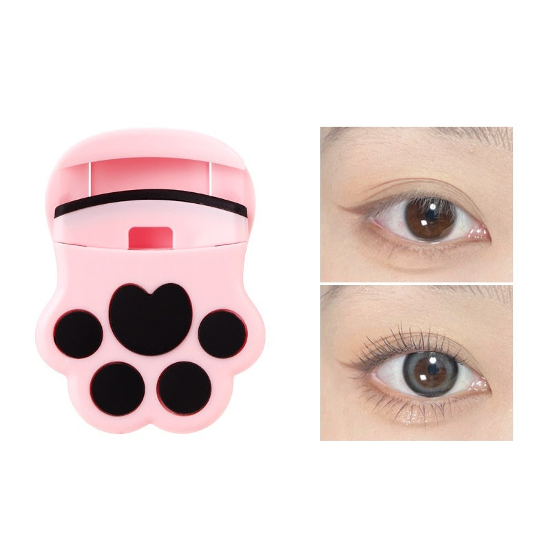Mini Cat's Paw Eyelash Curler Natural Curling Small And Portable